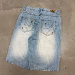Vintage y2k Southpole Lightwah Embroidered Jean Shorts